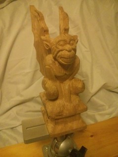 Gargoyle in progress, December 2014