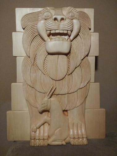 Last Laugh Lion - finished, October 2017